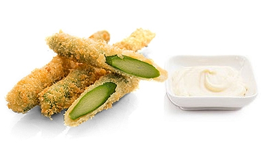 Tempura chřest
