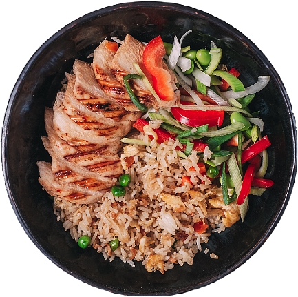 Chicken fried rice Chicken fried rice